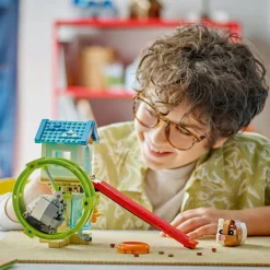 Creator 3en1 31155 La Roue du Hamster, Jouets Transformables pour Hamster avec Maison et Accessoires
