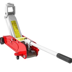 Cric de levage hydraulique - cric de levage réglable 12-30 cm métal rouge noir