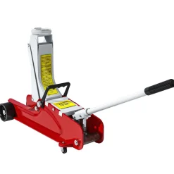 Cric de levage hydraulique - cric de levage réglable 8-38 cm métal rouge noir