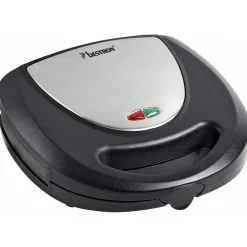 Croque-gaufre-grill 3en1 760w noir - asm8010