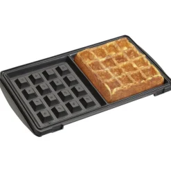Croque-gaufre-grill 3en1 760w noir - asm8010