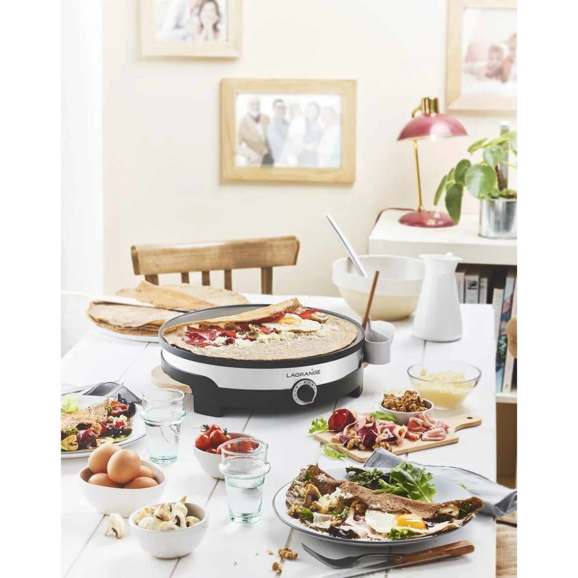 Crêpière 109018 - Gris et noir