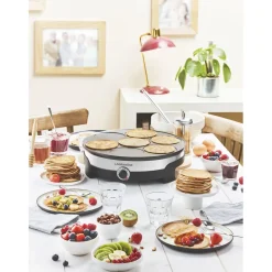 Crêpière 109016 - Gris et noir