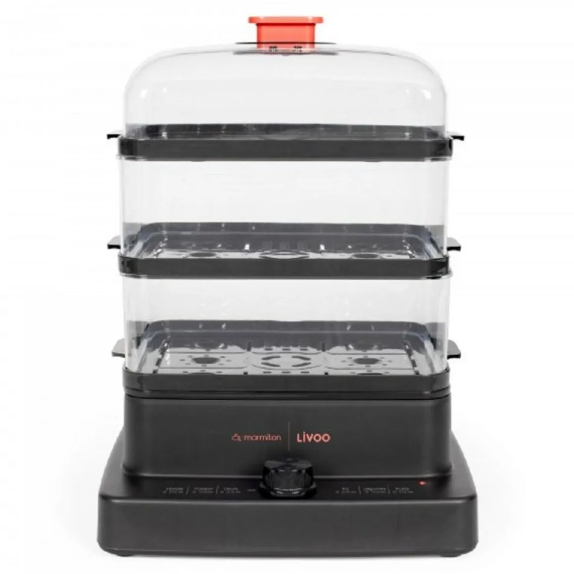 Cuiseur vapeur 3 paniers 1200w - DOC300