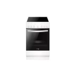 Cuisinière vitrocéramique 4 feux 6000w blanc - FACV103B-1