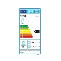 Cuisinière vitrocéramique 65l 4 feux blanc - FACI2003B