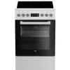 Cuisinière vitrocéramique 60l 4 feux blanc - FSE57302GWC