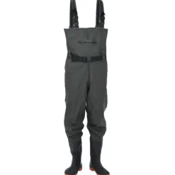 Cuissardes avec bottes et ceinture vert foncé taille 42