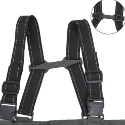 Cuissardes avec bottes et ceinture vert foncé taille 43