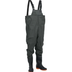 Cuissardes avec bottes vert foncé taille 41
