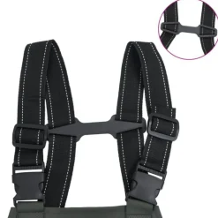 Cuissardes avec bottes vert foncé taille 38