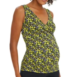 Débardeur /Jaune Femme Mamalicious amber