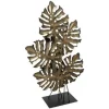 Décoration à Poser Feuille Monstera 57cm Bronze