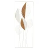 Décoration Murale en Métal Feuilles 75cm Multicolore
