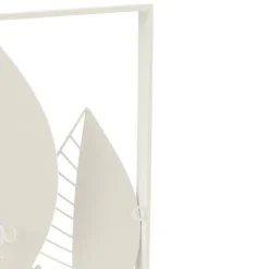 Décoration Murale en Métal Feuilles 75cm Multicolore