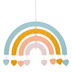 Décoration Murale Enfant Arc-en-Ciel 30cm Multicolore