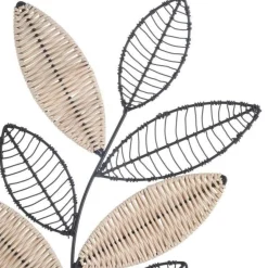 Décoration Murale Métal Aurore 56cm Noir