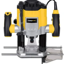 Défonceuse 1200w 6 fraises en coffret Powerplus