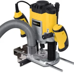 Défonceuse 1200w 6 fraises en coffret Powerplus