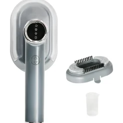 Défroisseur à vapeur portable 1200 W 2 niveaux de vapeur avec réservoir d'eau 100 ml amovible - steamer chauffage rapide - gris