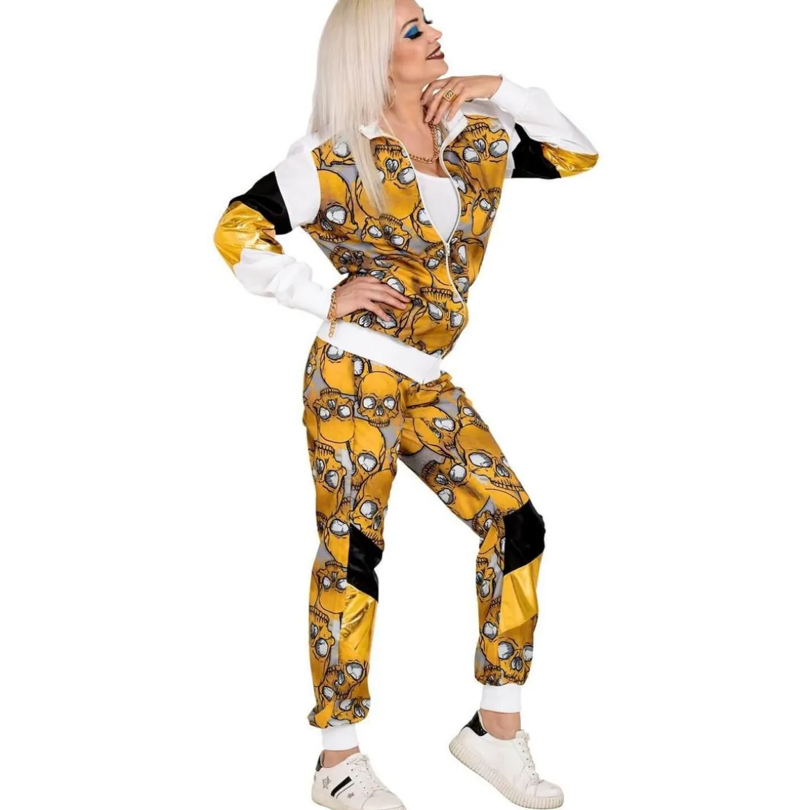 Déguisement cranes noir/or - Adulte - XXL