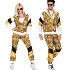 Déguisement cranes noir/or - Adulte - M