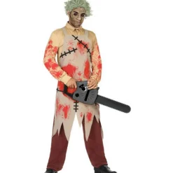 Déguisement De Boucher Ensanglanté - Adulte - XL
