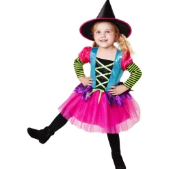 Déguisement De Sorcière - Fluo - Enfant - 2/3 ans (86 à 96 cm)