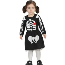 Déguisement de Squelette - Bébé Fille - 2/3 ans (86 à 96 cm)
