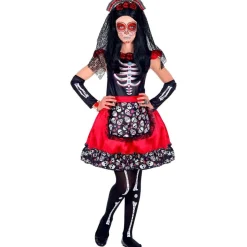 Déguisement jour des morts - Fille - 14/16 ans (156 à 174 cm)