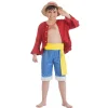 Déguisement Luffy - One Piece - Garçon - 9/10 ans (134 à 140 cm)