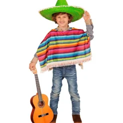 Déguisement Poncho Mexicain - Enfant - 5/7 ans (110 à 122 cm)