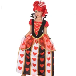 Déguisement Reine de Coeur - Fille - 7/9 ans (122 à 134 cm)