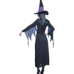 Déguisement Sorcière - Noir et Violet - Adulte - S
