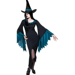 Déguisement Sorcière - Noir et Bleu - Adulte - M