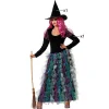 Déguisement Sorcière : Vert - Femme - M/L