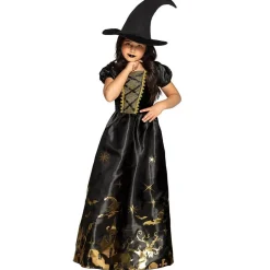 Déguisement sorcière effrayante - Fille - 10/12 ans (140 à 152 cm)