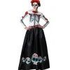 Déguisement squelette mexicain - Femme - XS/S