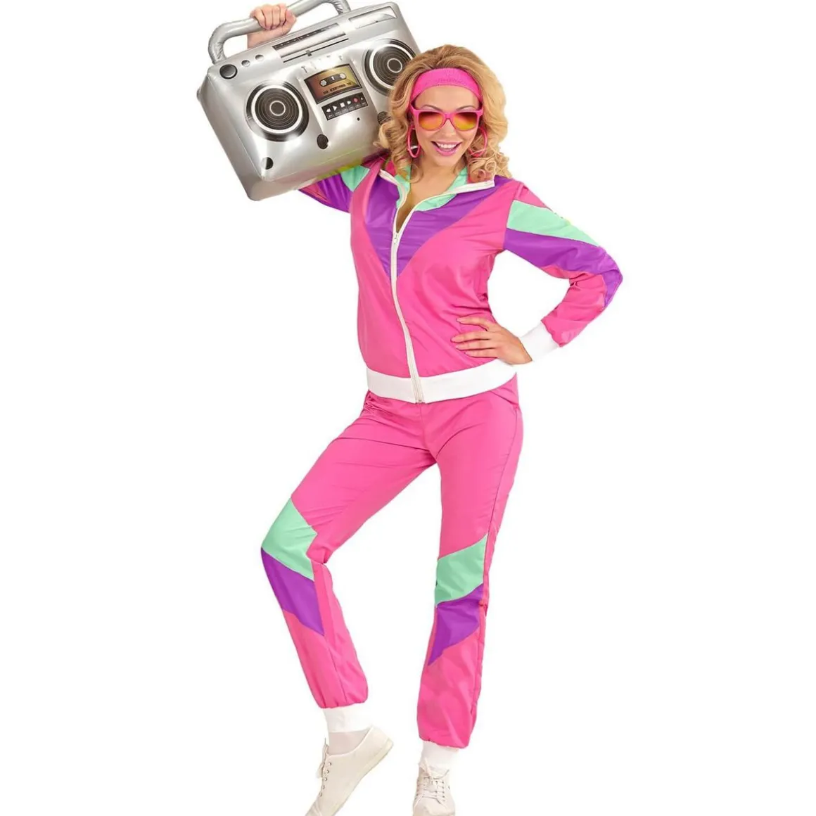 Déguisement Survêtement Années 80 - Rose - Adulte - L