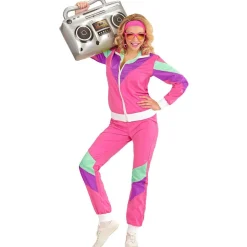 Déguisement Survêtement Années 80 - Rose - Adulte - XXL