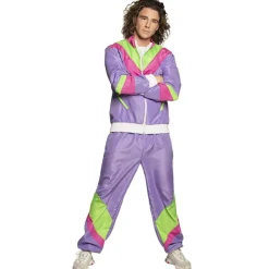 Déguisement Survêtement Rétro - Violet - Homme - XXL