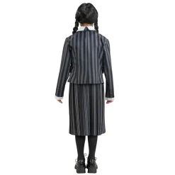 Déguisement Uniforme Noir & Gris Mercredi - Fille - 11/12 ans (145 à 152 cm)