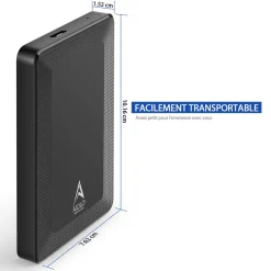 Disque Dur Externe 500Go - Noir