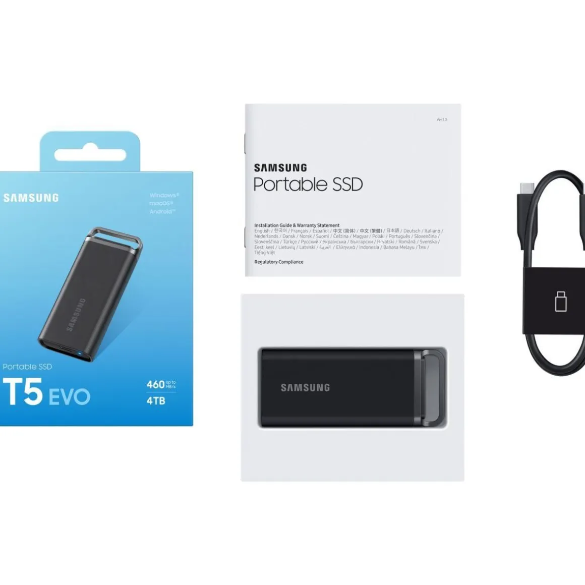 Disque dur externe 4To T5 Evo