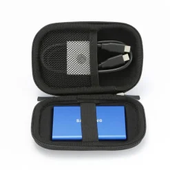 Disque dur SSD externe Pack T7 2To bleu + Etui