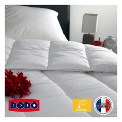 DODO Couette temperee Vancouver - 240 x 260 cm - Blanc