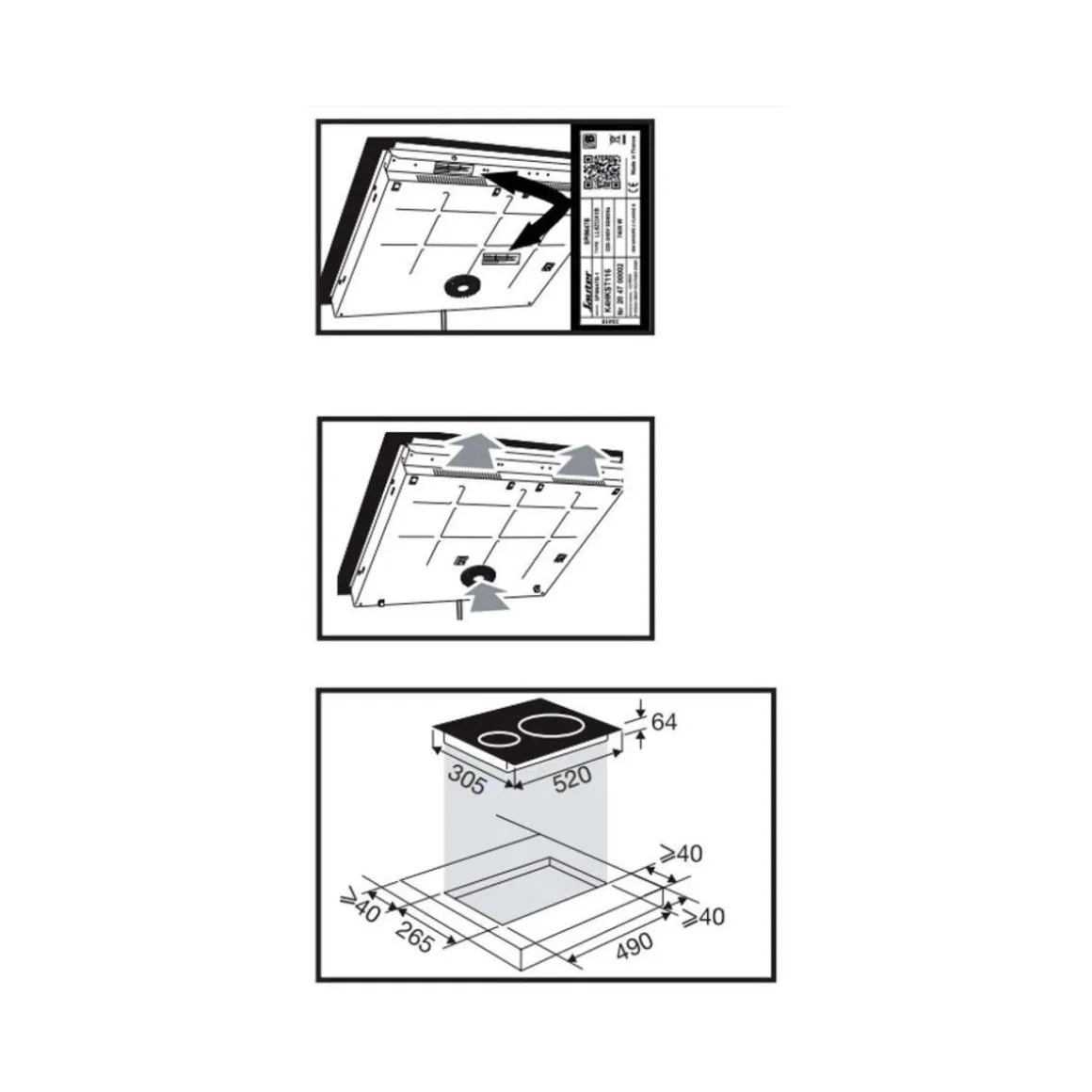 Domino induction STI4333B
