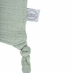 Doudou Mouchoir Bébé Étoile 46cm Vert Céladon