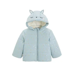 Doudoune bébé intérieur polaire avec capuche Alma