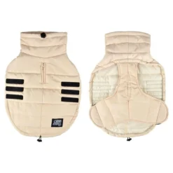 Doudoune Pour Chien Matelassée 35cm Beige